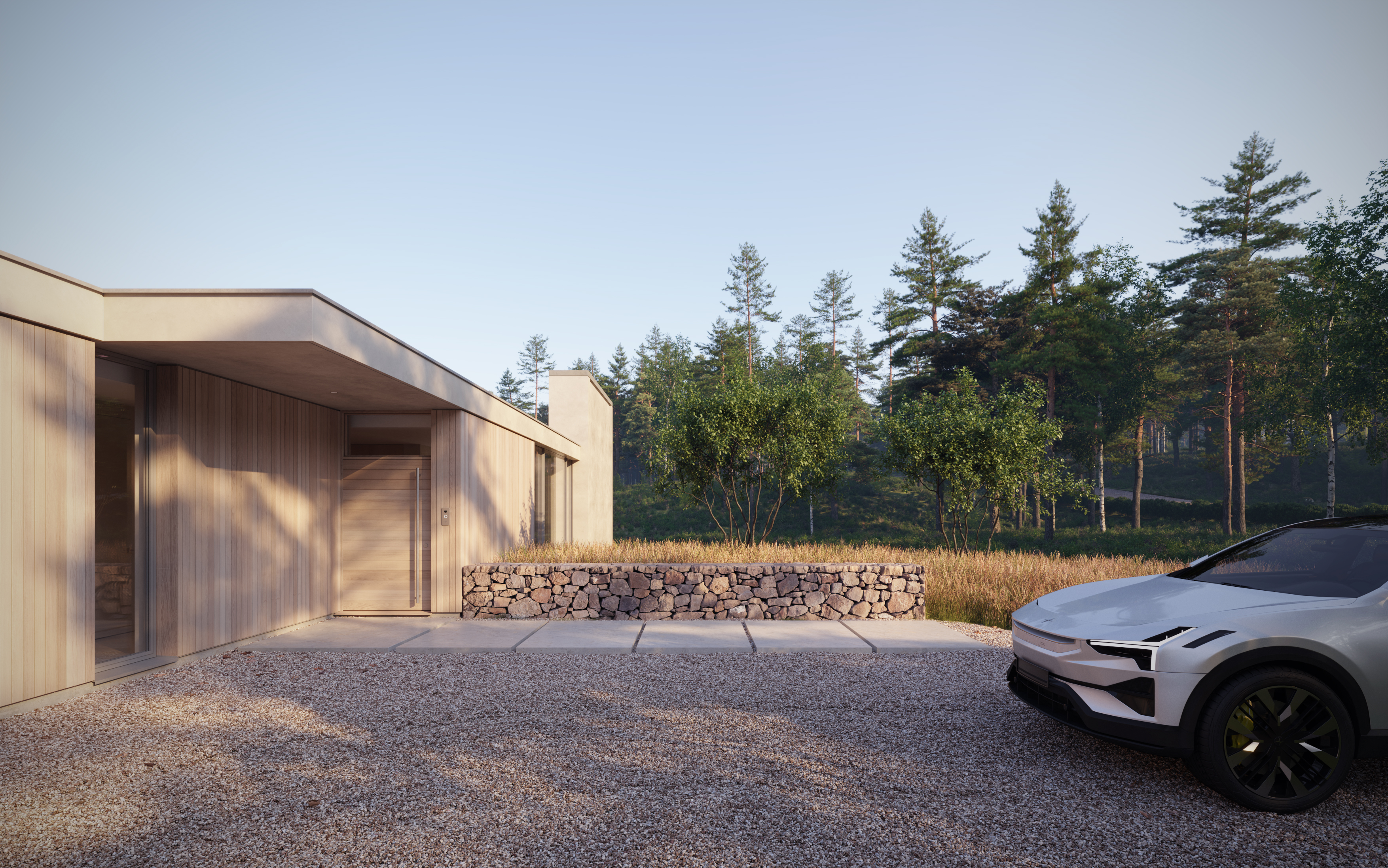 10 StromHus House 01 Driveway FINAL jpg